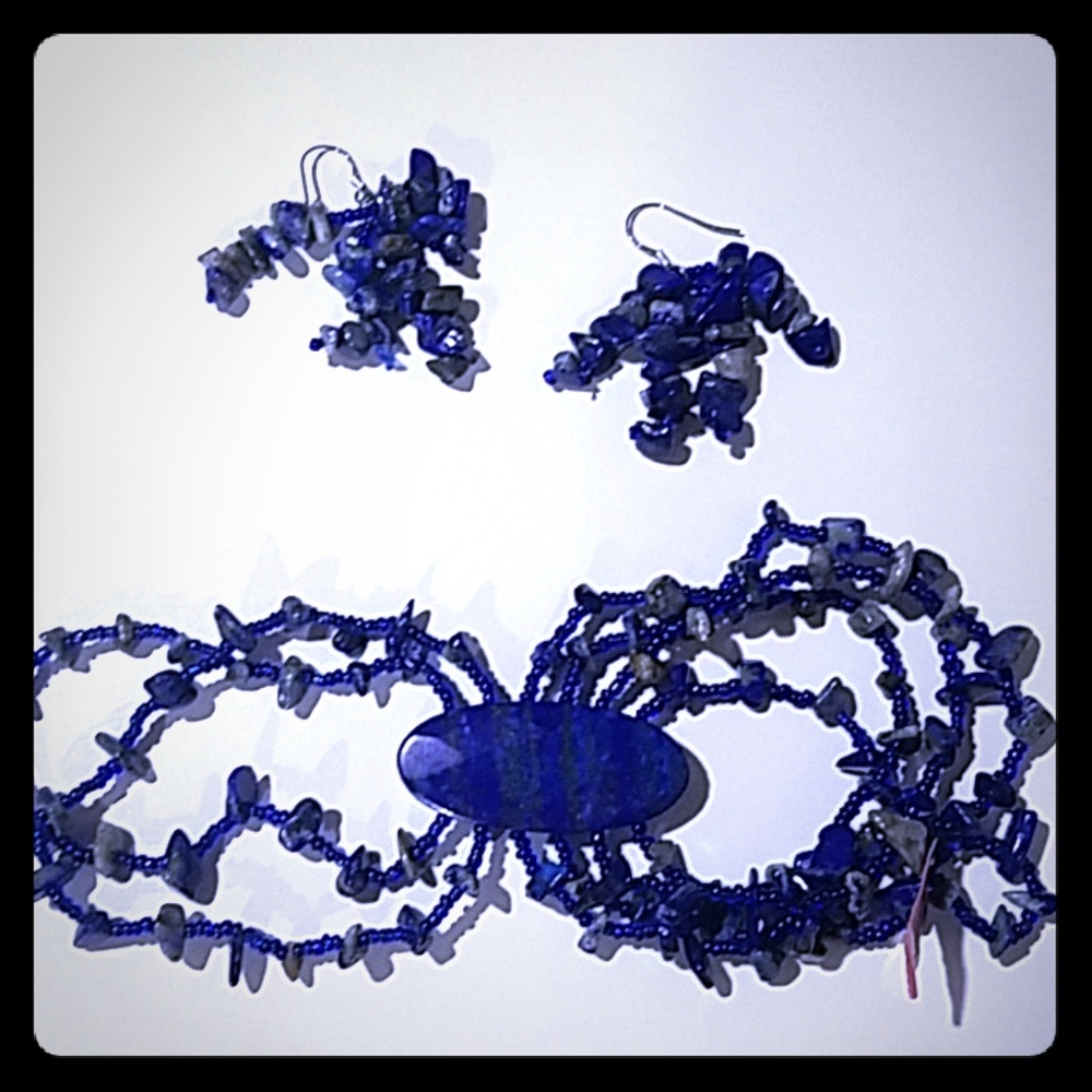 Earring and bracelet set